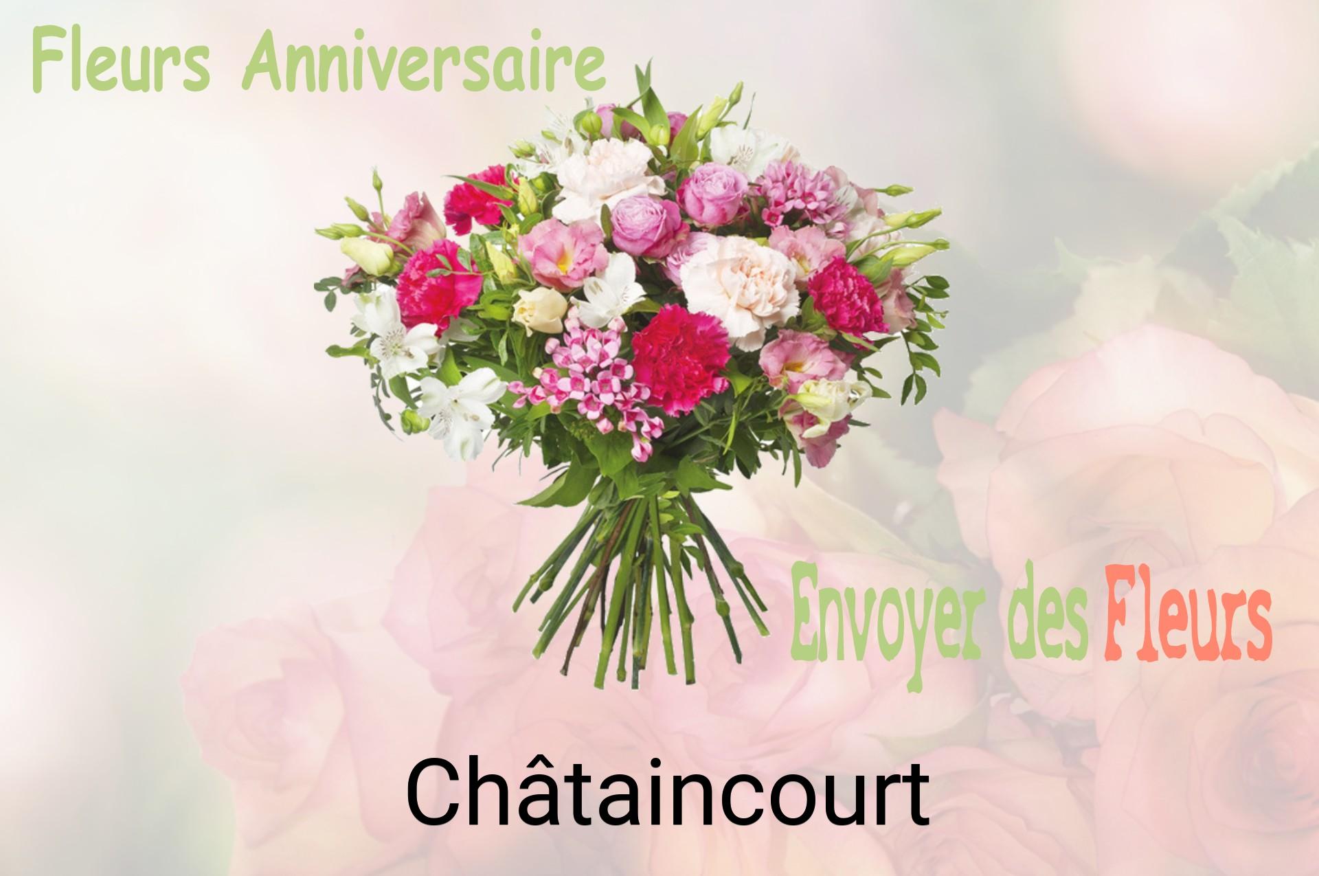 Bouquet de fleurs d’anniversaire livré à Châtaincourt